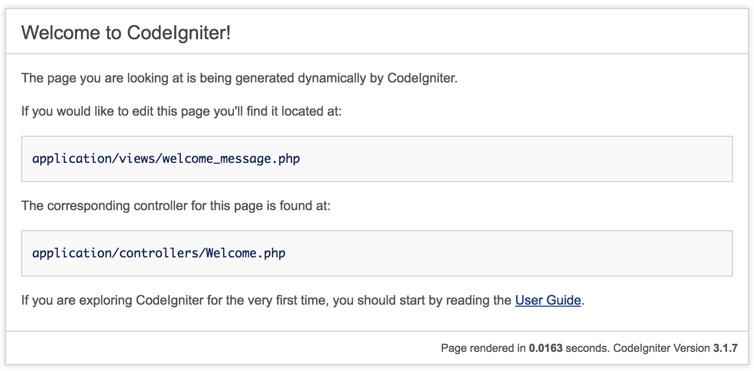 CodeIgniter