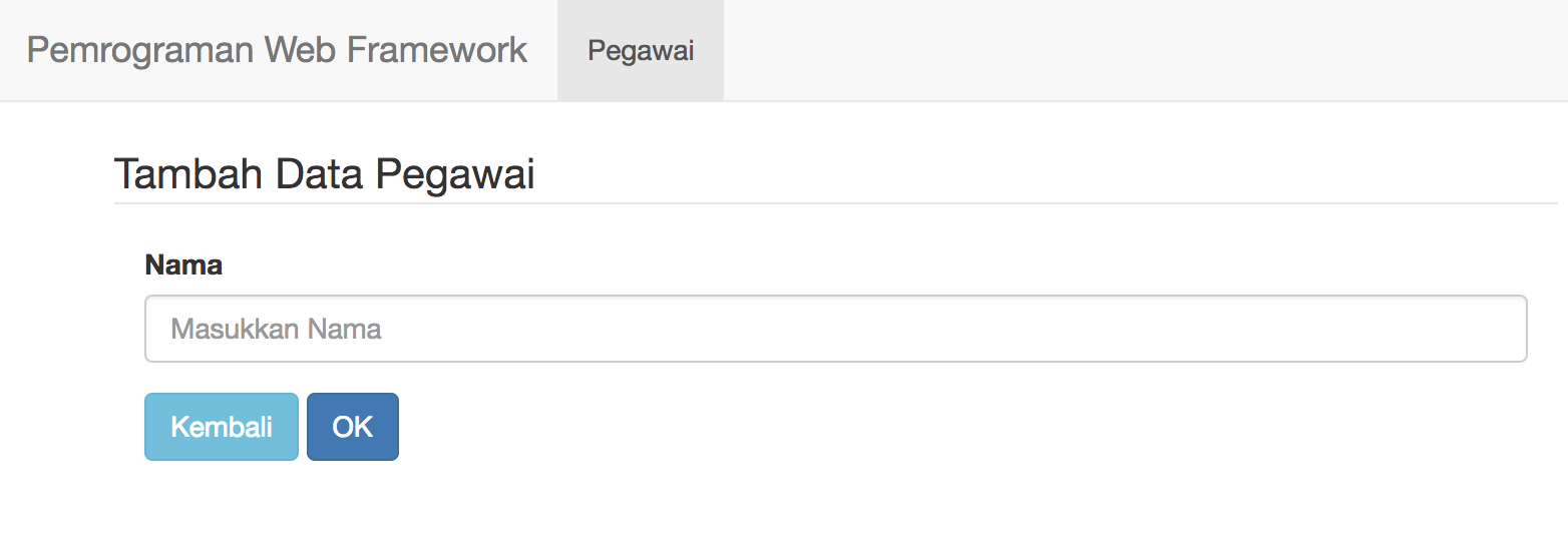 Tambah Pegawai